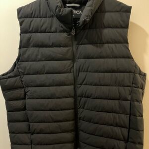 Nautica Men's Black Quilted Vest